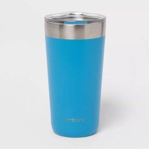 Embark 20oz Stainless Steel Lidded Tumbler in Blue